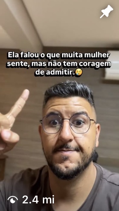Print de um vídeo viral de aluno da Escola do Criador
